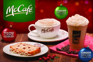 McCafé con productos especiales para Navidad