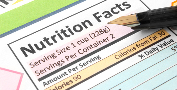 etiqueta nutricional